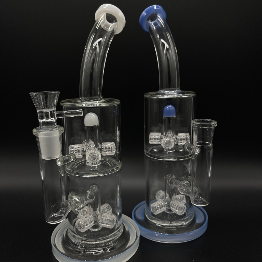 Double Helix Glass Bong