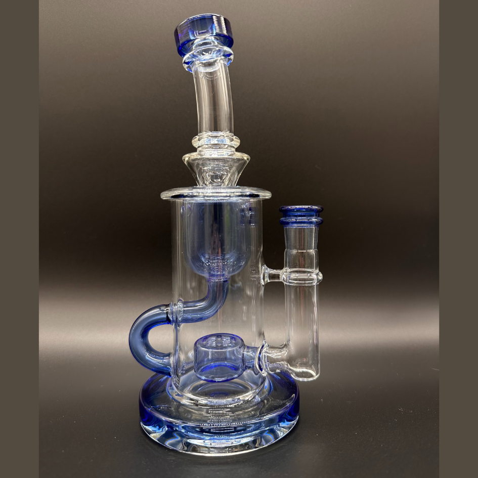 8.5" Single Loop Colored Glass