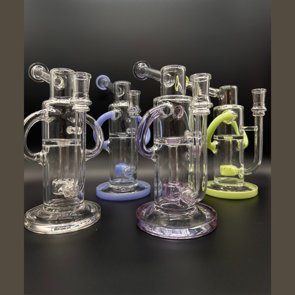 Stacked Double Loop Glass