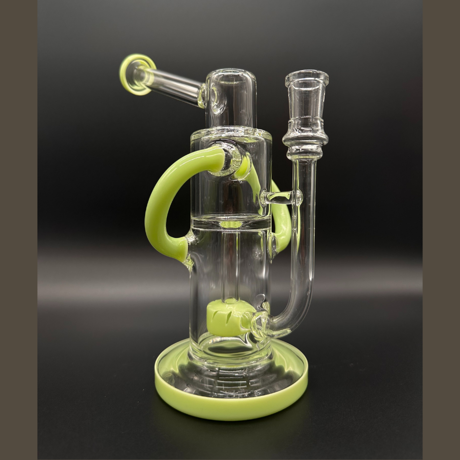 Stacked Double Loop Glass