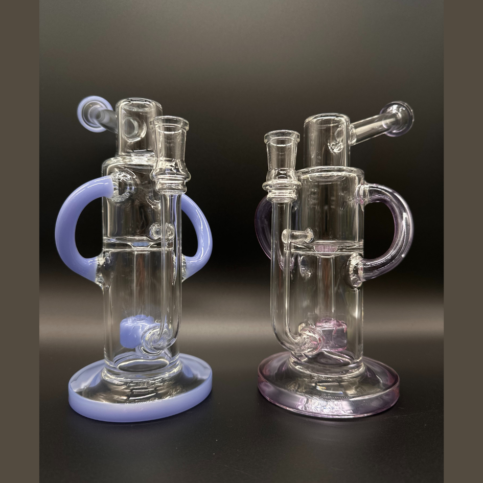 Stacked Double Loop Glass
