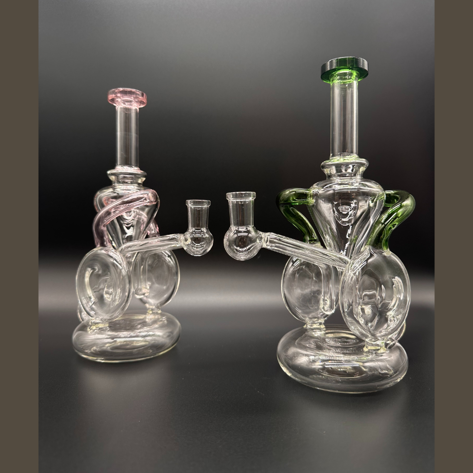 Small Double Loop Glass