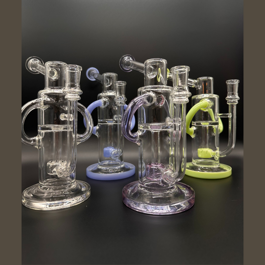 Stacked Double Loop Glass