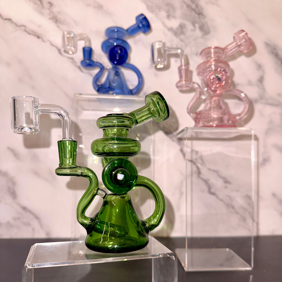 Small Recycler Rig (10mm) Koala Puffs Official site